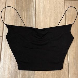 Mind Code spaghetti strap crop top size Small